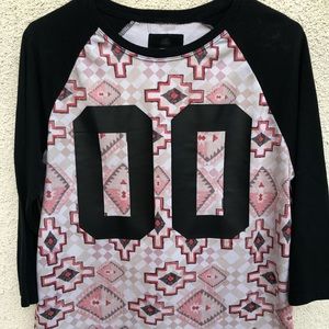 On the byas baseball tee